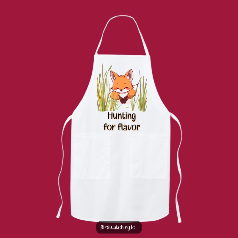 Funny Fox Apron: Kitchen Stealth Master Design, Hilarious Funny Gift for Chefs