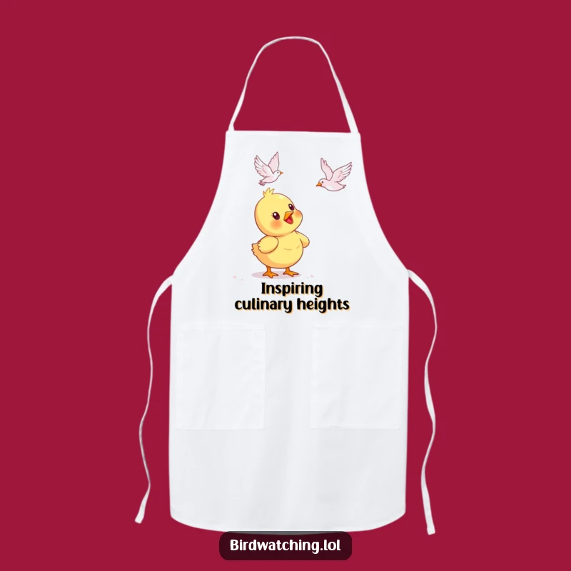 Funny Duckling Bird Watching Apron - Kitchen Fun & Hilarious Gift
