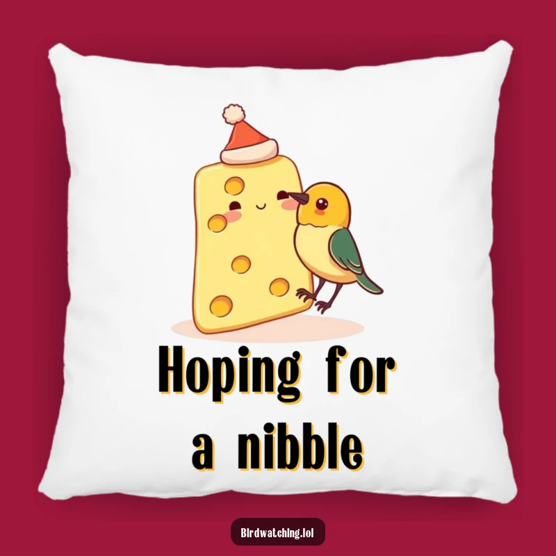 Funny Cheese Hat Pillow - Comfy & Comical Snack Decor Gift