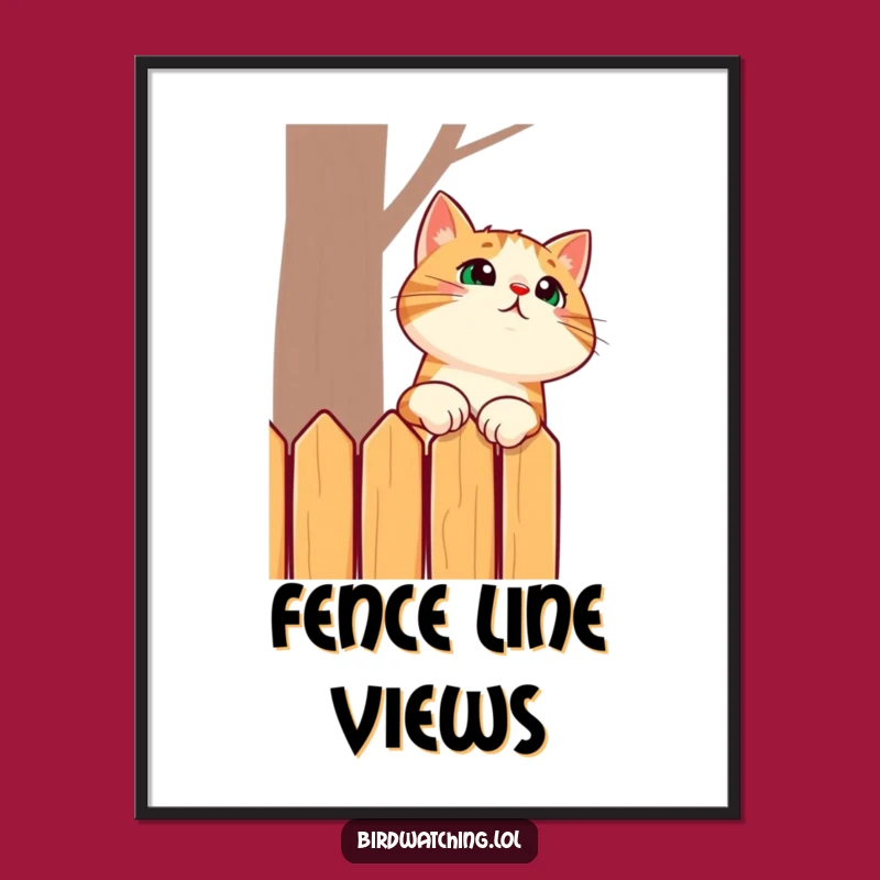 Funny Surprised Cat Neck Stretch Digital Art - Instant Humor Print