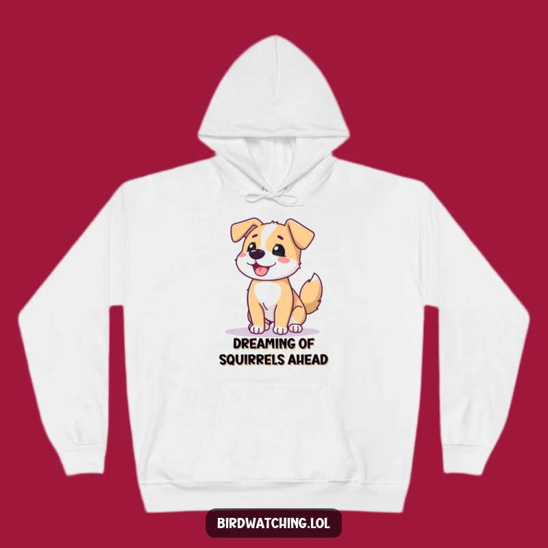 Funny Dog Horizon Hoodie: Cozy & Optimistic Gift for Pup Lovers!