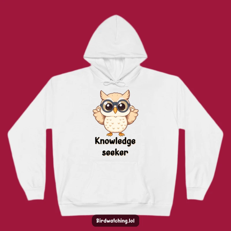 Funny Owl Explorer Hoodie: Cozy Sightseeing - Your Next Funny Gift