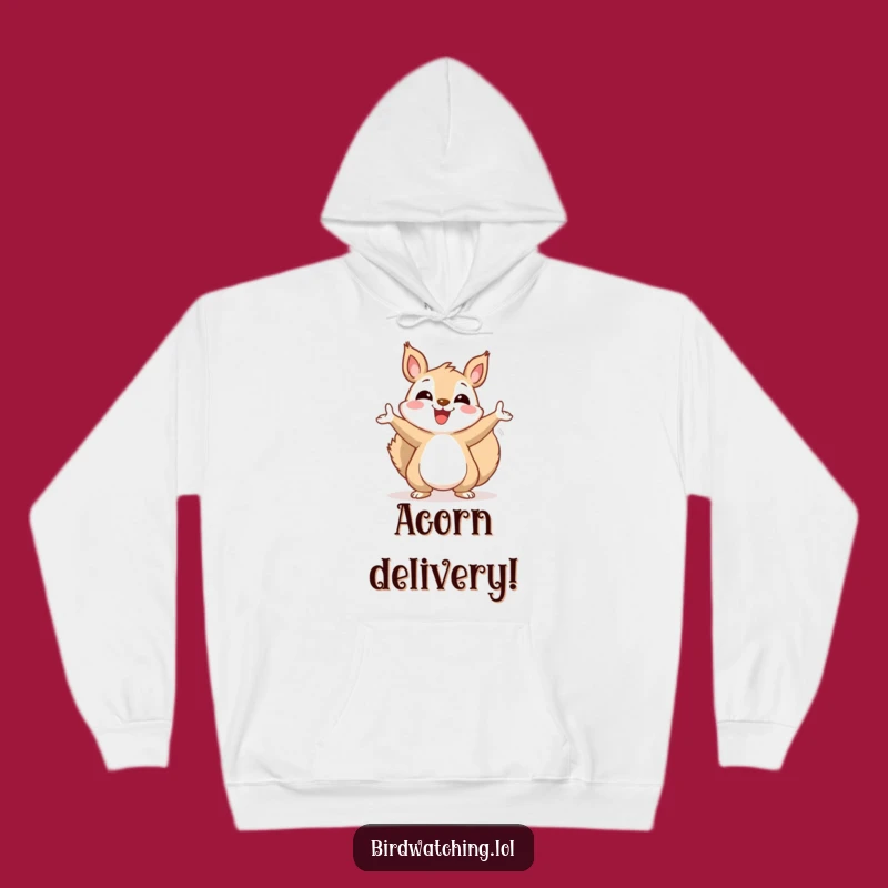 Funny Squirrel Hoodie: Cozy Cheerful Sky Gift