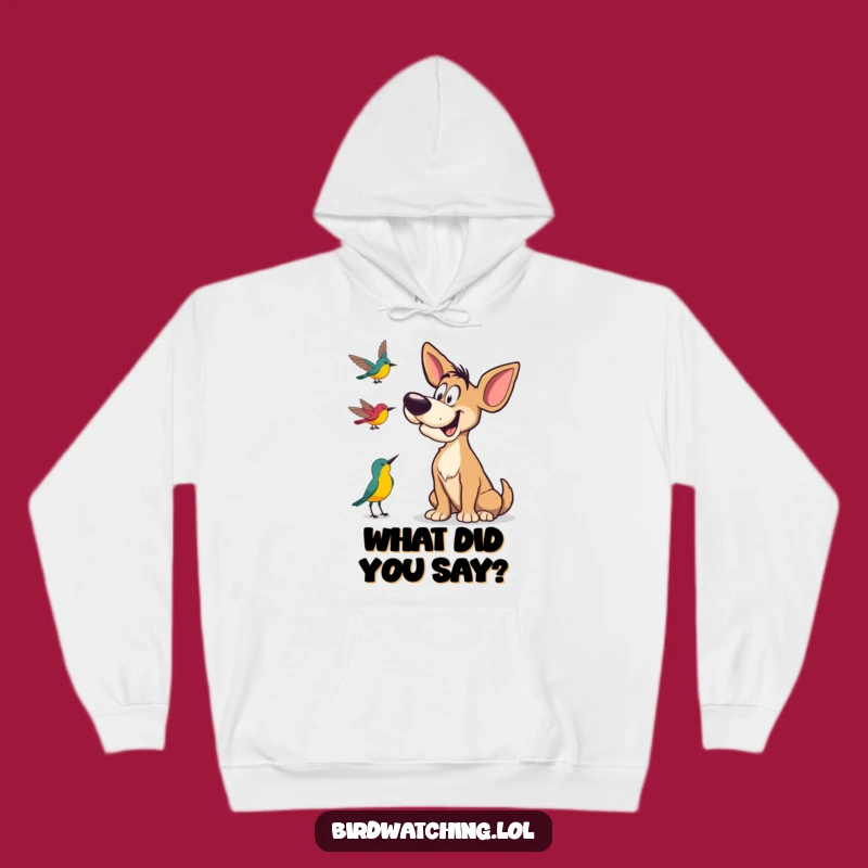 Cozy Funny Dog Bird Call Hoodie: Warmth Meets Canine Comedy