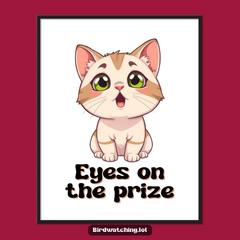 Free Printable Wall Art: Surprised Cat, Hilarious Downloadable Decor!