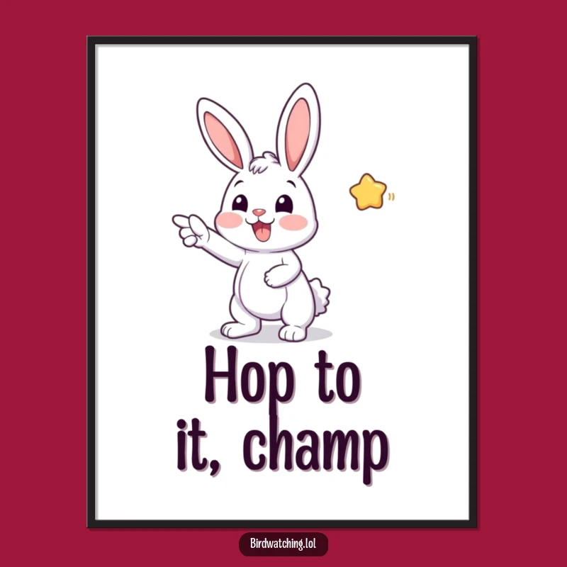 Free Printable Bunny Wall Art: Cheerful Humor Downloadable Art for Happy Spaces