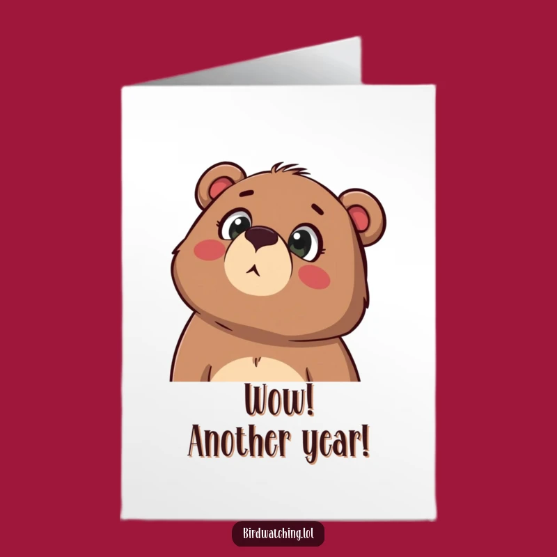 Free Printable Bear Birthday Card: Wonder-Filled Humor for a Special Day