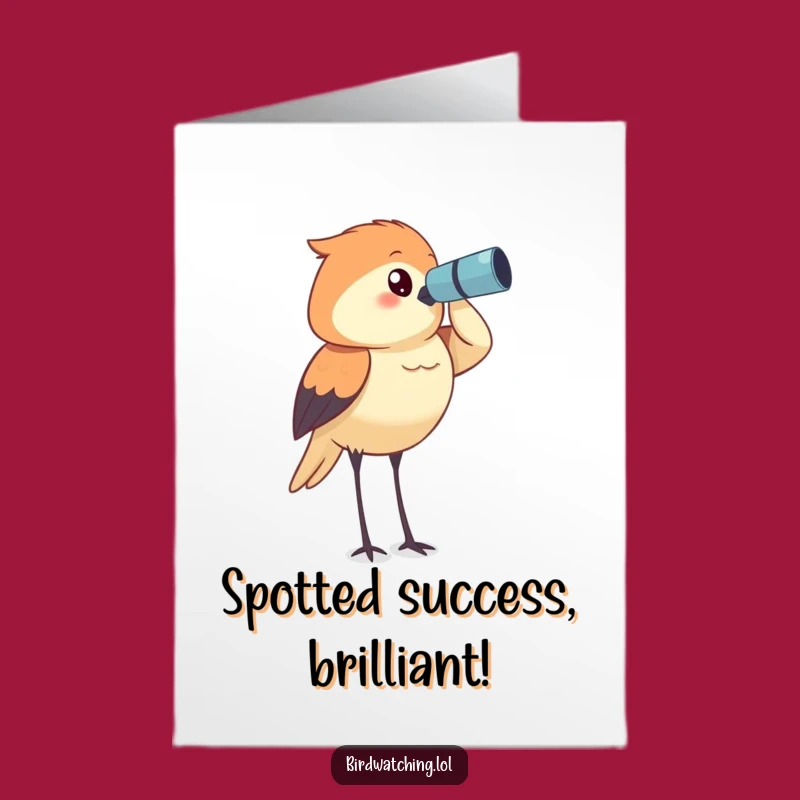 Free Printable Congrats Card: Watcher Spots Success, Downloadable Celebration!