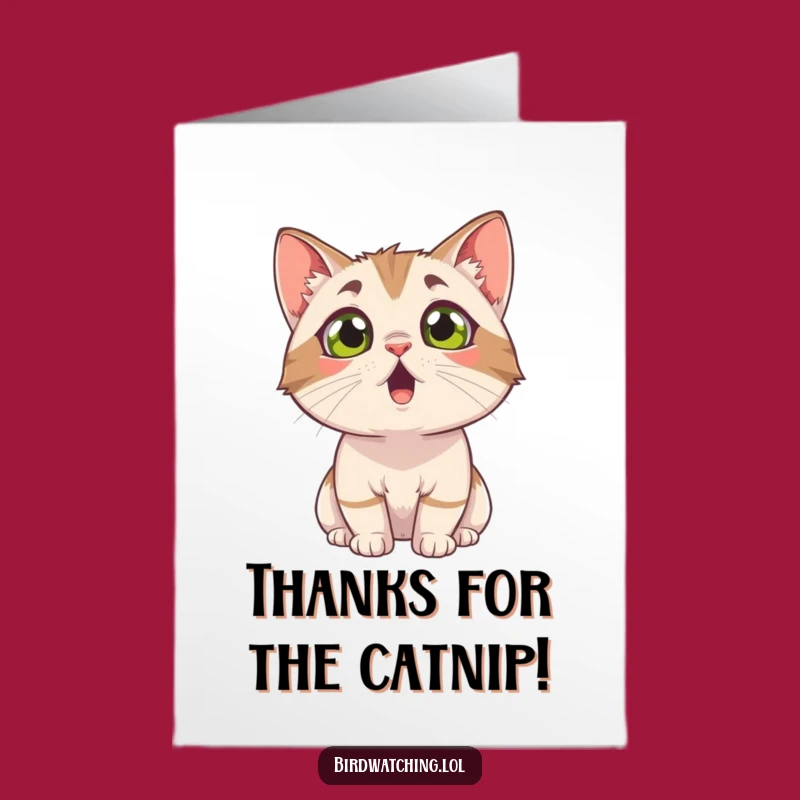 Free Printable Thank You Card: Surprised Cat, Wonderful DIY Gift!