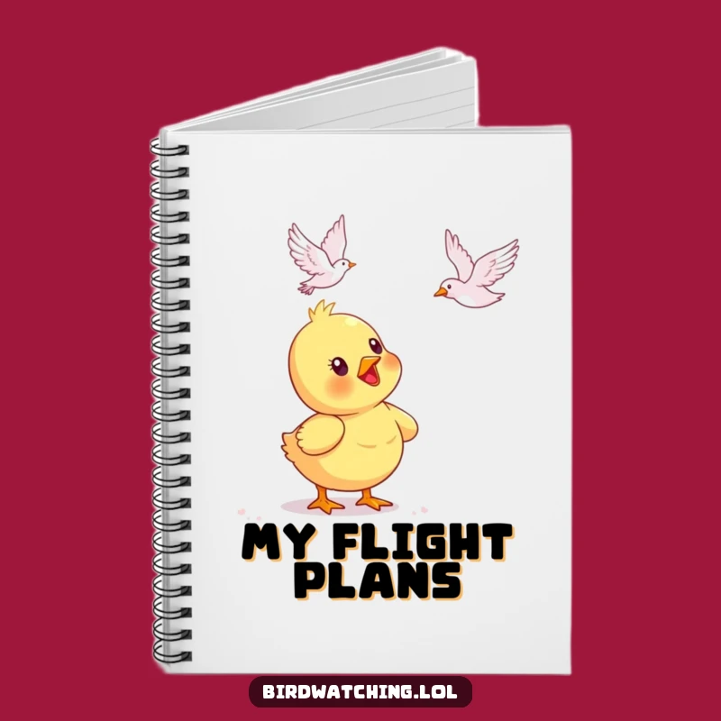 Funny Duckling Bird Watching Notebook - Jot Down Wonders Hilariously