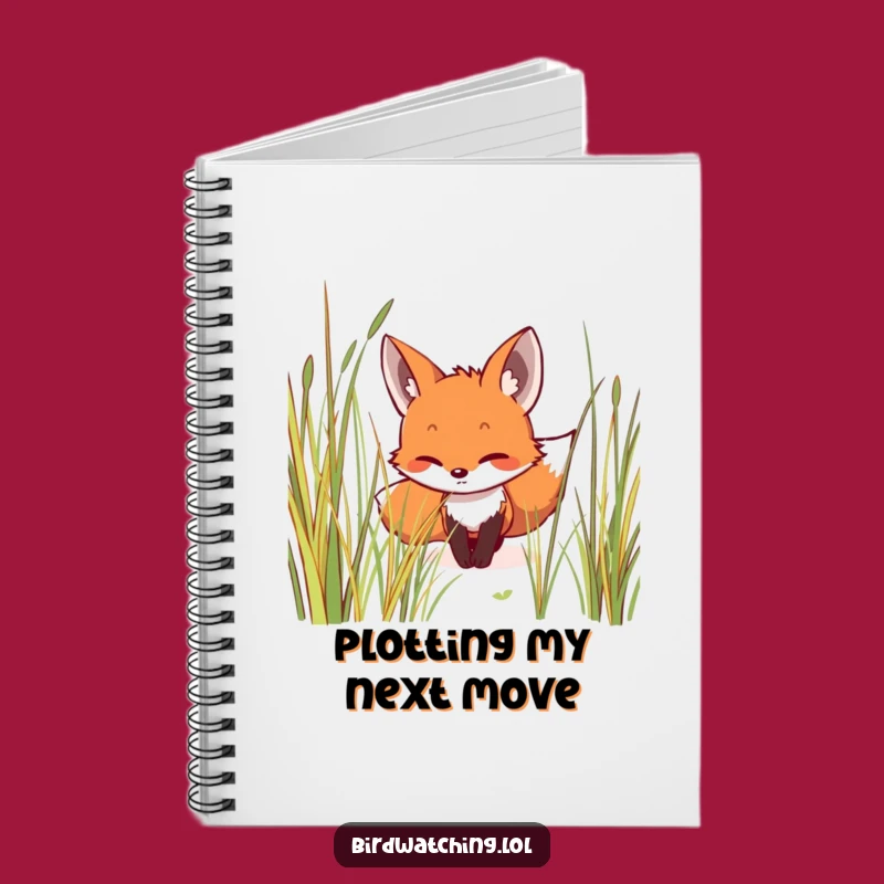 Funny Fox Notebook: Stealthy Ideas Journal, Perfect Funny Gift for Creative Thinkers