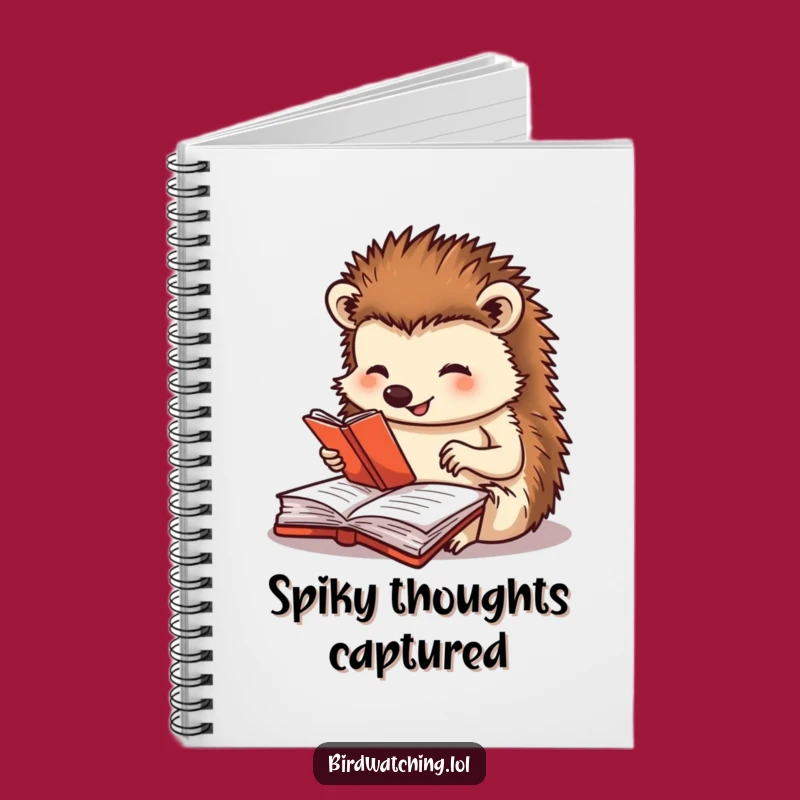 Funny Hedgehog Notebook - Record Life, A Humorous Gift