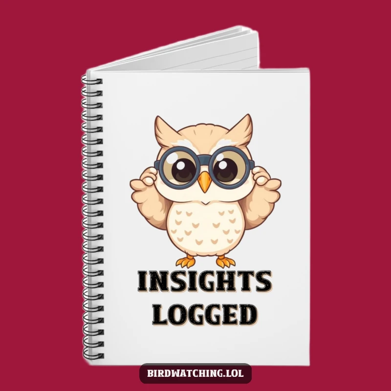 Funny Owl Explorer Notebook: Jot Down Your Discoveries - A Fantastic Funny Gift