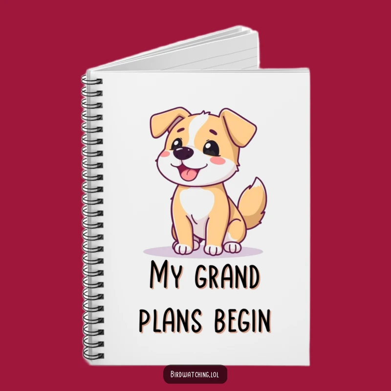 Funny Dog Horizon Notebook: Plan Happy Adventures, Gift for Dog Lovers!