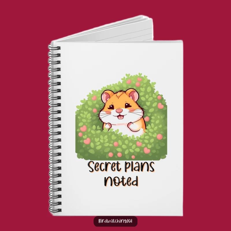 Funny Giggling Hamster Bush Notebook: Humorous Gift for Playful Notes