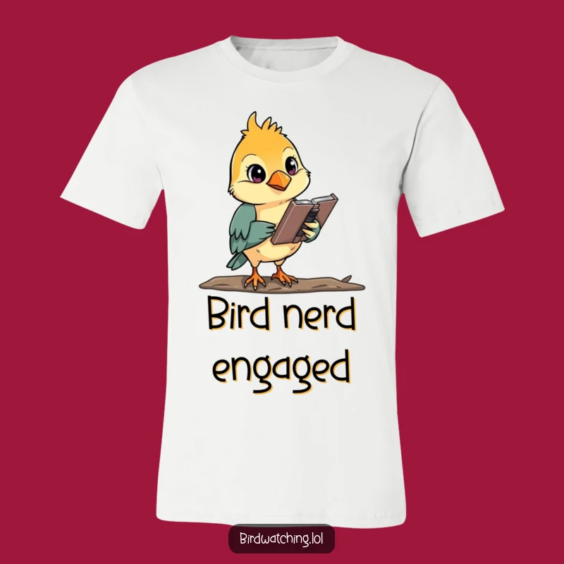 Funny Bird Watcher T-Shirt: Focused Sketch Artist Tee, Perfect Gift