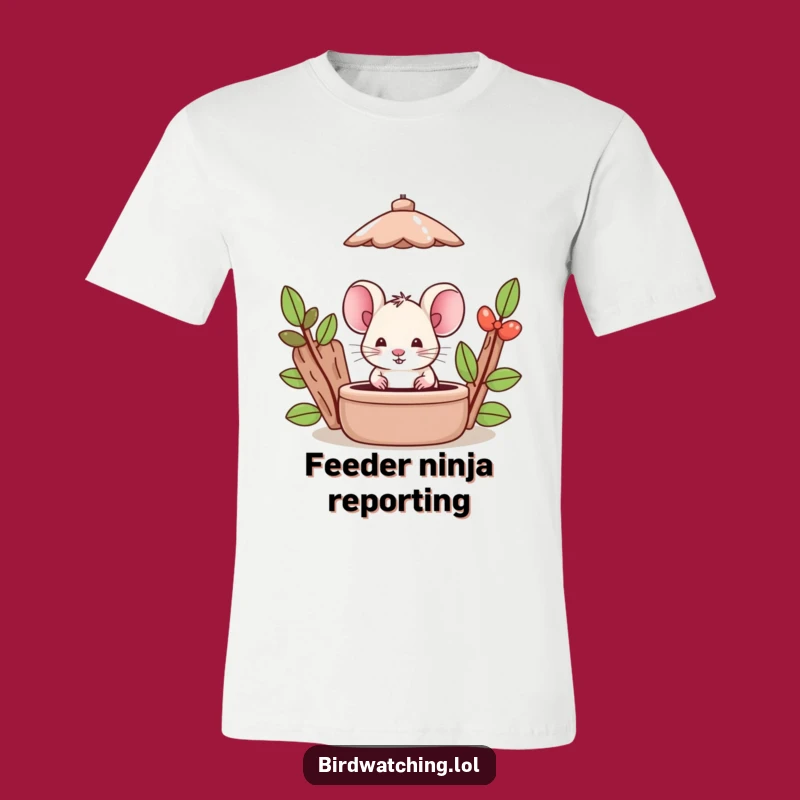 Funny Mouse T-Shirt: Silly Feeder Intruder, Hilarious Character Tee, Perfect Funny Gift