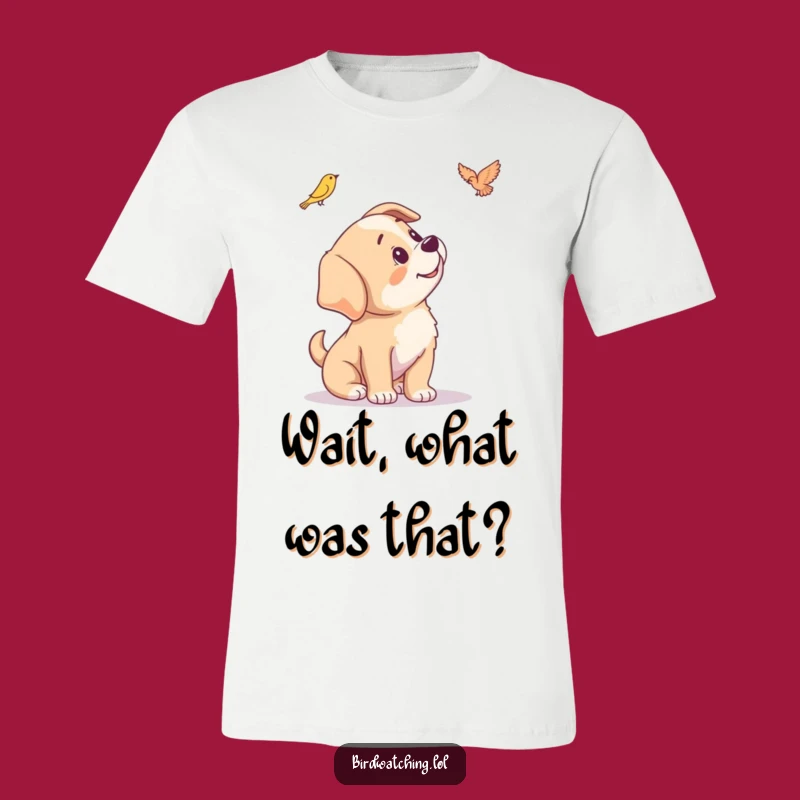 Funny Puppy T-Shirt - Curious Head Tilt Tee for Dog Lovers
