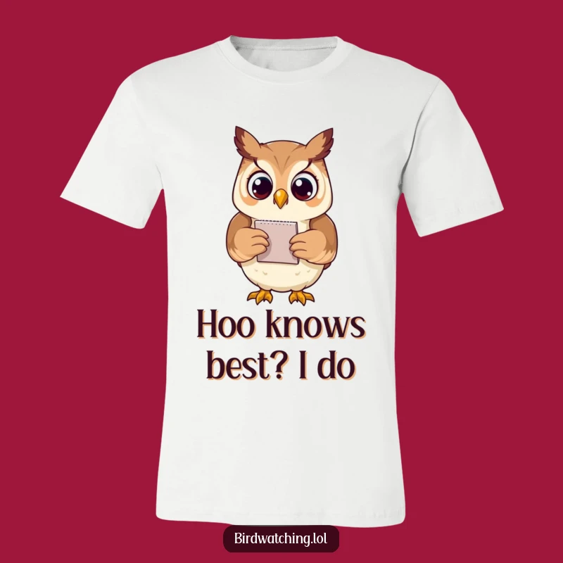 Funny Proud Owl Notepad T-Shirt: The Ultimate Humorous Gift for Wise Wordsmiths