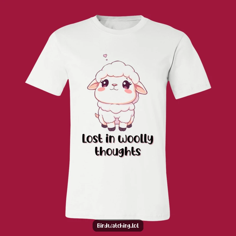 Funny Fluffy Sheep Dreamy T-Shirt: Comfy Humorous Gift for Daydream Believers