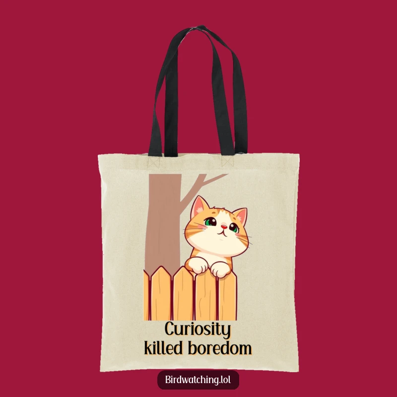 Funny Surprised Cat Neck Stretch Tote Bag - Carry Your Humor